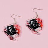 Call Me Ghost Face Earrings