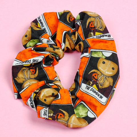 The Pumpkin Tarot Cotton Scrunchie