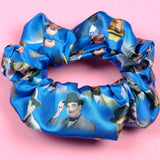 Detective Hercule Satin Scrunchie