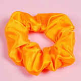 Tangerine Dream Satin Scrunchie