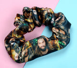 Jason Momoa Aquaman Satin Scrunchie