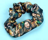 Jason Momoa Aquaman Satin Scrunchie