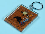 Evil Dead Acrylic Shaker Charm Keychain Keyring