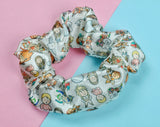 Labyrinth Satin Scrunchie hair tie