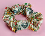 Killer Clown Horror Villains Satin Scrunchie