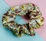 Killer Clown Horror Villains Satin Scrunchie