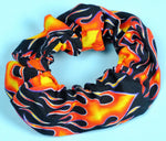 90’s Flames Soft Cotton Scrunchie