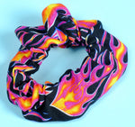 90’s Flames Soft Cotton Scrunchie