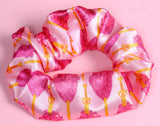 Sacred Stabbed Heart Satin Scrunchie