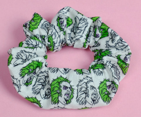 Beetlejuice Soft Cotton Scrunchie