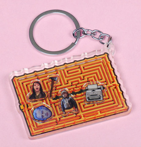 The Shining Maze Acrylic Shaker Charm Keychain Keyring