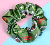 Goth Christmas Gothmas Satin Scrunchie