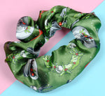 Goth Christmas Gothmas Satin Scrunchie