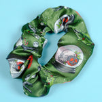 Goth Christmas Gothmas Satin Scrunchie