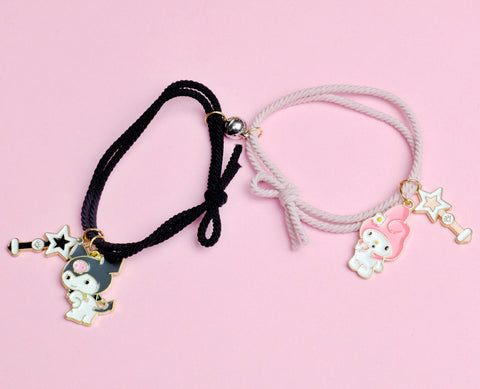 HK Kitty Japanese Magnetic Friendship Bracelets