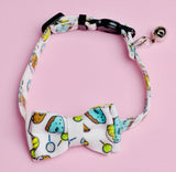 * 4 styles* Cat Kitten Breakaway Bow Tie Collars with bell