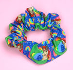 Mermaid Rainbow Scrunchie. Hair Scrunchy