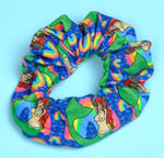 Mermaid Rainbow Scrunchie. Hair Scrunchy