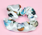 Airplane Window Satin Scrunchie