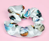 Airplane Window Satin Scrunchie