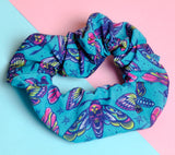 Tattoo Death Moth Cotton Scrunchie