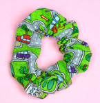 Street Playmat Cotton Scrunchie