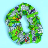 Street Playmat Cotton Scrunchie