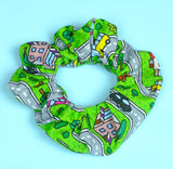 Street Playmat Cotton Scrunchie