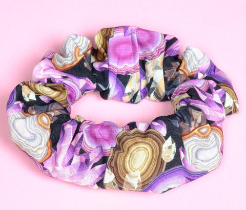 Gemstones Soft Cotton Scrunchie