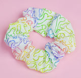 * MATURE*  little Johnny Rainbow Gay Pride Cotton Scrunchie. Penis Hair Scrunchy