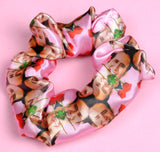 Nicolas Cage Satin Scrunchie