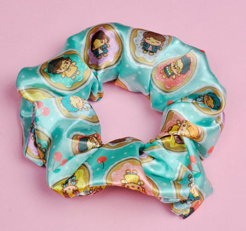 BTS Donut Satin Scrunchie