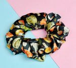 Rain Frog Toadstool Scrunchie Satin Scrunchie