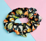 Rain Frog Toadstool Scrunchie Satin Scrunchie