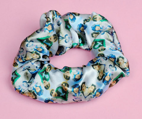 BTS satin Scrunchie with Jungkook Jimin J-Hope