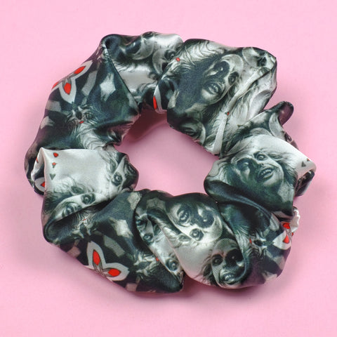 Beetlejuice Satin Scrunchie