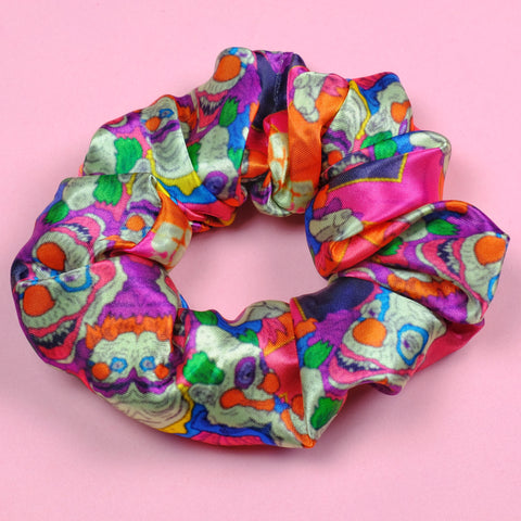 Killer Klowns From Outer Space Satin Scrunchie