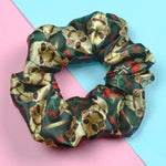 Saw Jigsaw Satin Scrunchie