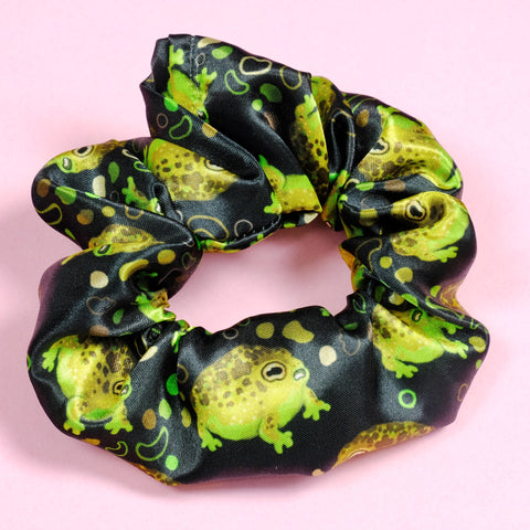 Rainfrogs Satin Scrunchie