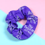 Glow in the Dark Twilight Zone Cotton Scrunchie