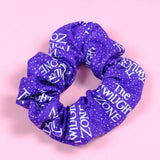 Glow in the Dark Twilight Zone Cotton Scrunchie