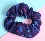 Time Traveling Tardis Soft Cotton Scrunchie