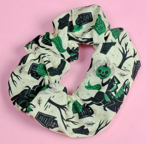 Headless Horseman Soft Cotton Scrunchie