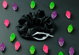 Hidden Zip Pouch Satin Scrunchie