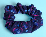 Time Traveling Tardis Soft Cotton Scrunchie