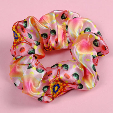 90s Blob Satin Scrunchie