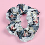 Ribcage Wednesday Satin Scrunchie