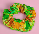 90s Cartoon Dinosaur Soft cotton Scrunchie