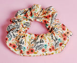 Zero F*cks Given Soft Sweary Cotton Scrunchie