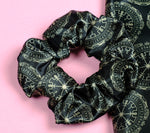 Viking Futhark Runes Satin Scrunchie